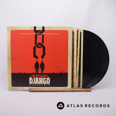 Various Django Unchained 2 x LP Vinyl Record - Front Cover & Record