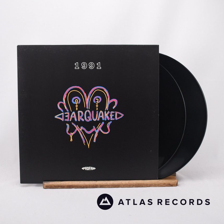 Various Earquake 1991 2 x 12" Vinyl Record - Front Cover & Record