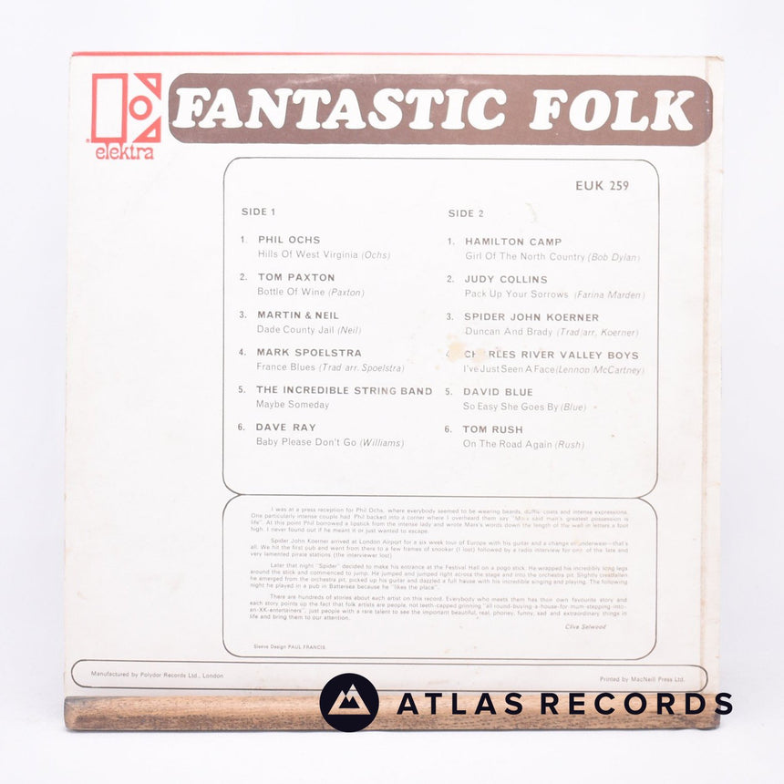 Various - Fantastic Folk - LP Vinyl Record - VG+/VG