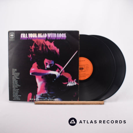 Various Fill Your Head With Rock 2 x LP Vinyl Record - Front Cover & Record