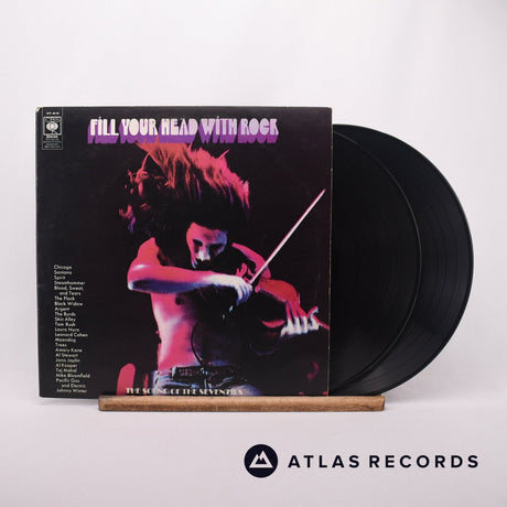 Various Fill Your Head With Rock 2 x LP Vinyl Record - Front Cover & Record