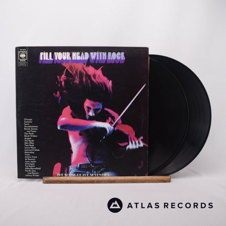 Various Fill Your Head With Rock 2 x LP Vinyl Record - Front Cover & Record