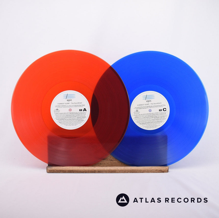 Various - Forrest Gump - Blue Red Embossed Sleeve 2 x LP Vinyl Record - NM/NM