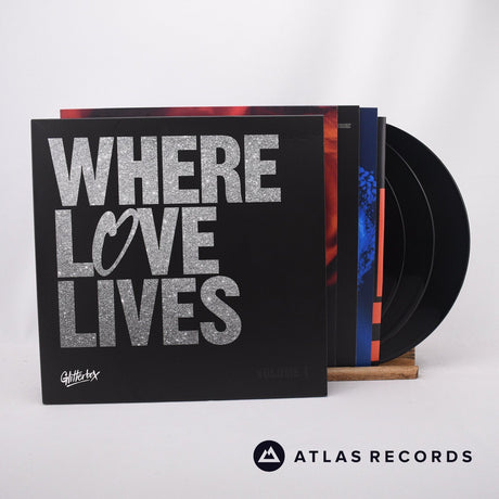 Various Glitterbox - Where Love Lives 3 x 12" Vinyl Record - Front Cover & Record
