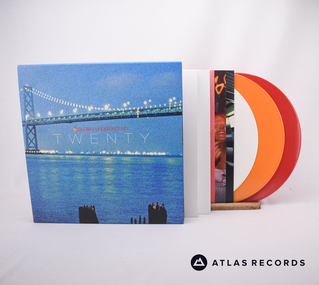Various Global Underground Twenty 3 x 12" + 3 x CD Vinyl Record - Front Cover & Record