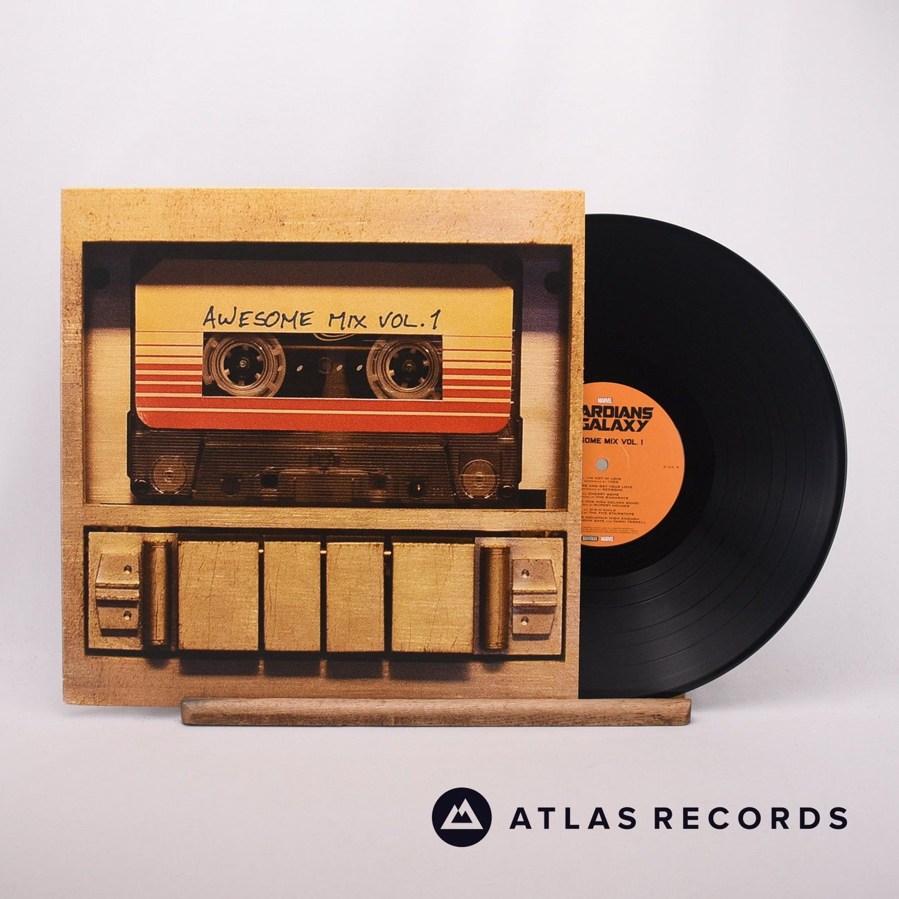 Various Guardians Of The Galaxy Awesome Mix Vol. 1 LP Vinyl Record - Front Cover & Record