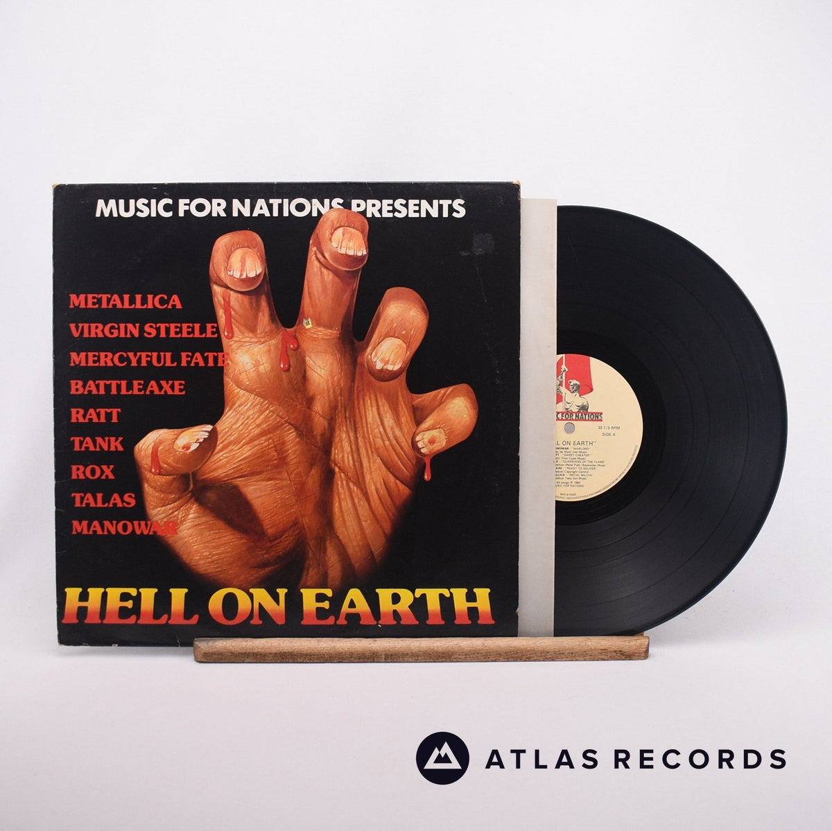 Various Hell On Earth LP Vinyl Record - Front Cover & Record