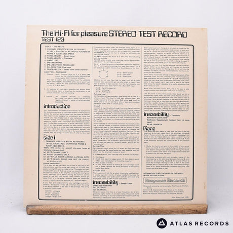 Various - Hi Fi For Pleasure Stereo Test Disc - Insert LP Vinyl Record - VG+/VG+