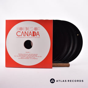 Various Hordes Of Canada - 'The Bleeding Edge Of The Canadian Art-Rock Scene' - Round 1 5 x 7" Box Set Vinyl Record - Front Cover & Record