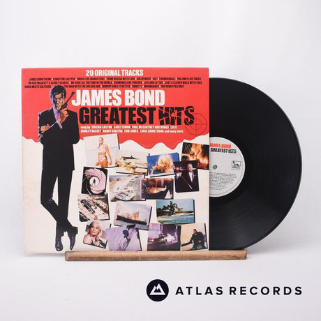 Various James Bond Greatest Hits LP Vinyl Record - Front Cover & Record