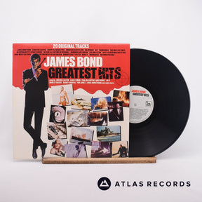 Various James Bond Greatest Hits LP Vinyl Record - Front Cover & Record