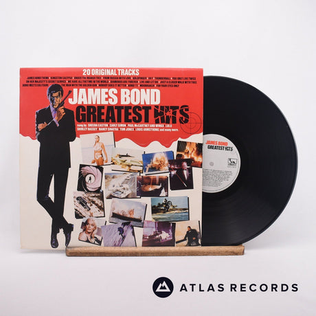 Various James Bond Greatest Hits LP Vinyl Record - Front Cover & Record