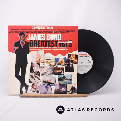 Various James Bond Greatest Hits LP Vinyl Record - Front Cover & Record