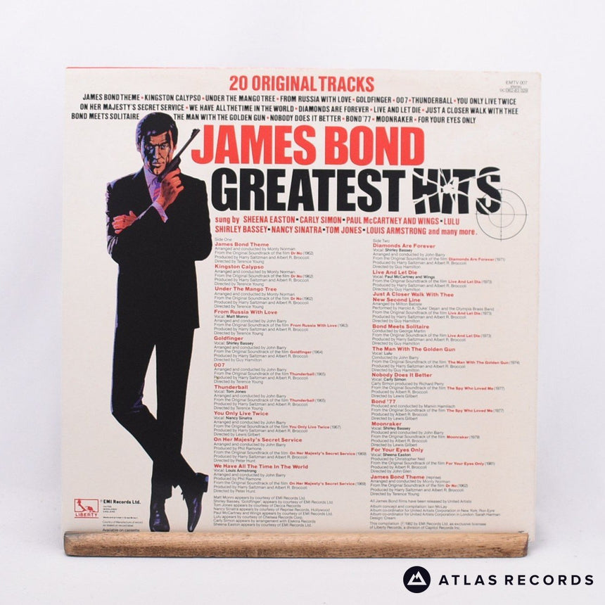 Various - James Bond Greatest Hits - Htm LP Vinyl Record - EX/EX