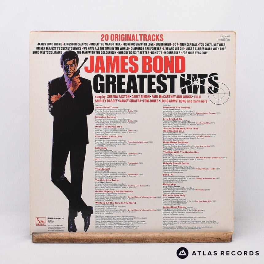 Various - James Bond Greatest Hits - Htm LP Vinyl Record - VG+/EX