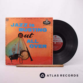 Various Jazz Is Busting Out All Over LP Vinyl Record - Front Cover & Record