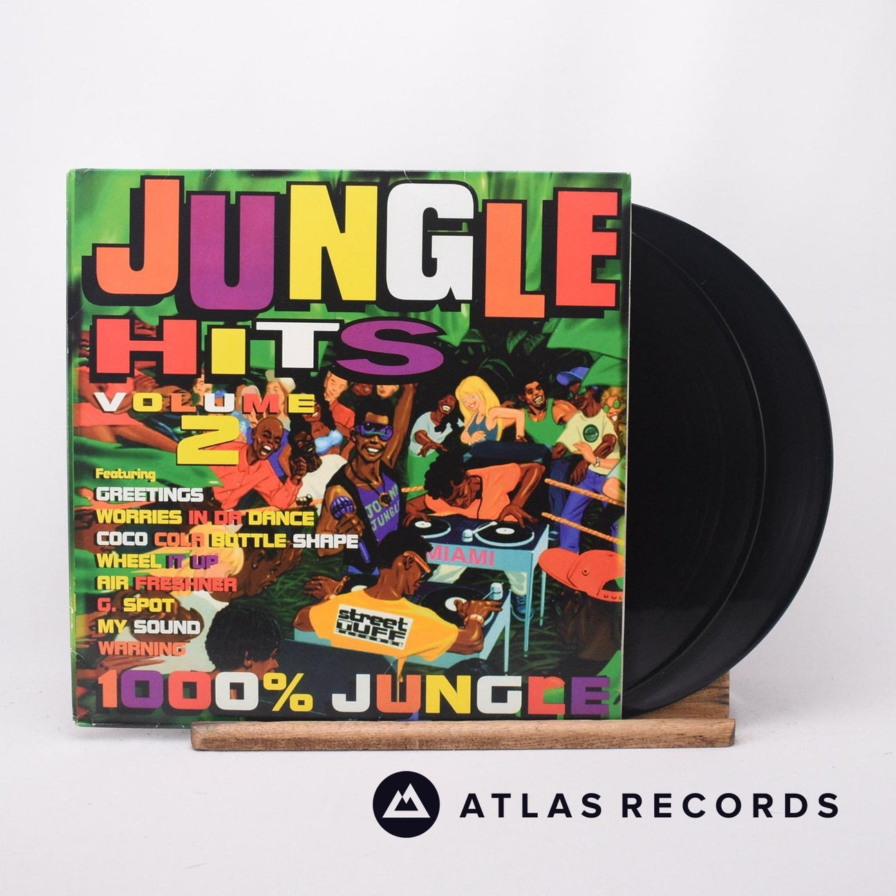 Various Jungle Hits Volume 2 2 x LP Vinyl Record - Front Cover & Record