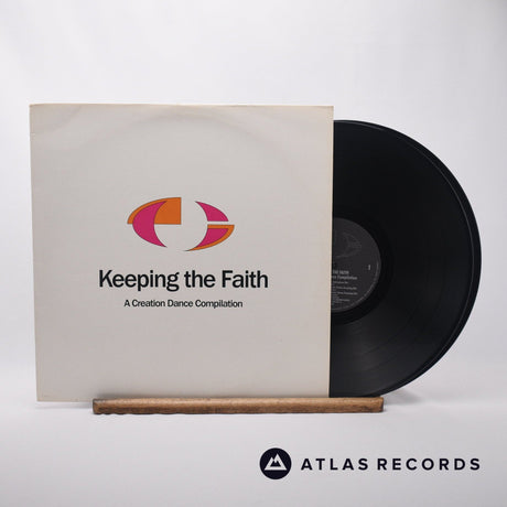 Various Keeping The Faith - A Creation Dance Compilation Double LP Vinyl Record - Front Cover & Record