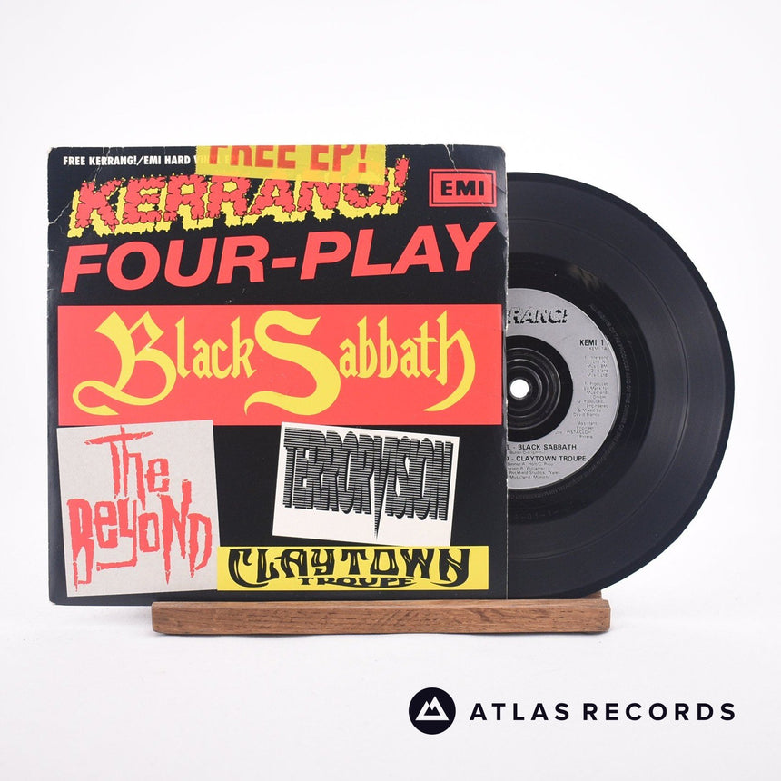 Various Kerrang! Four-Play 7" Vinyl Record - Front Cover & Record