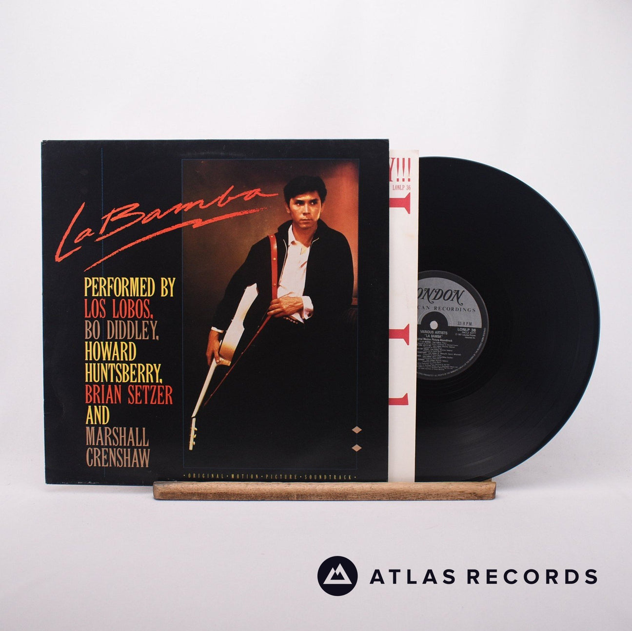 Various La Bamba - Original Motion Picture Soundtrack LP Vinyl Record - Front Cover & Record