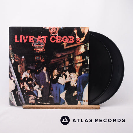 Various Live At CBGB's - The Home Of Underground Rock 2 x LP Vinyl Record - Front Cover & Record