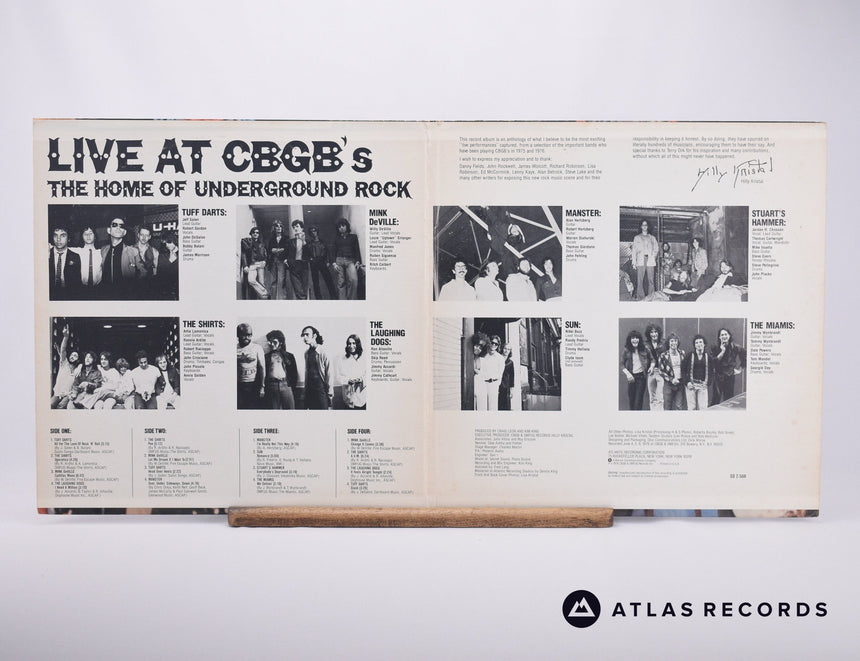 Various - Live At CBGB's - The Home Of Underground Rock - Double LP Vinyl Record