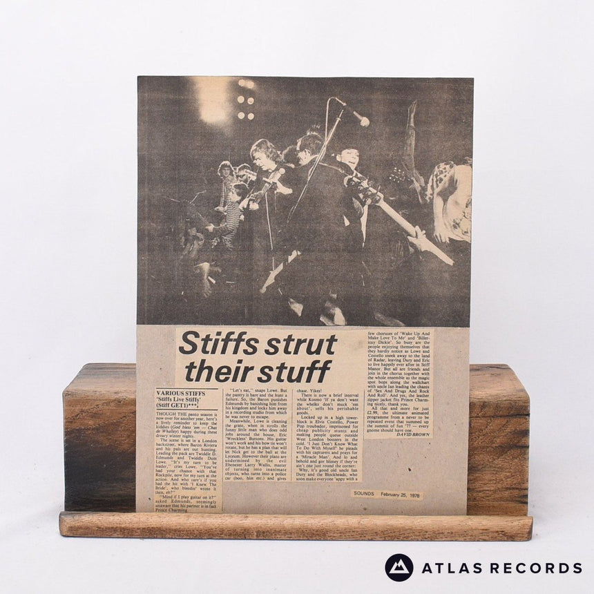 Various - Live Stiffs Live - LP Vinyl Record - EX/EX