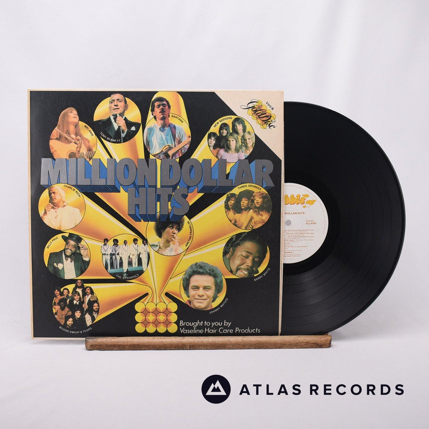 Various Million Dollar Hits LP Vinyl Record - Front Cover & Record