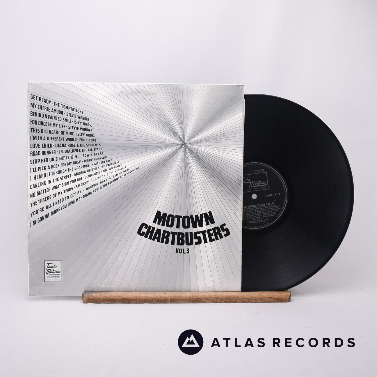 Various Motown Chartbusters Vol. 3 LP Vinyl Record - Front Cover & Record