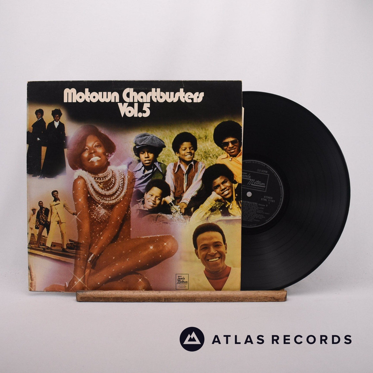 Various Motown Chartbusters Vol. 5 LP Vinyl Record - Front Cover & Record