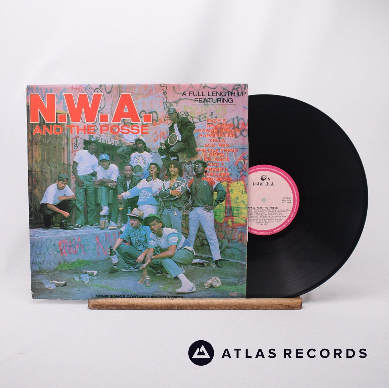 Various N.W.A. And The Posse LP Vinyl Record - Front Cover & Record