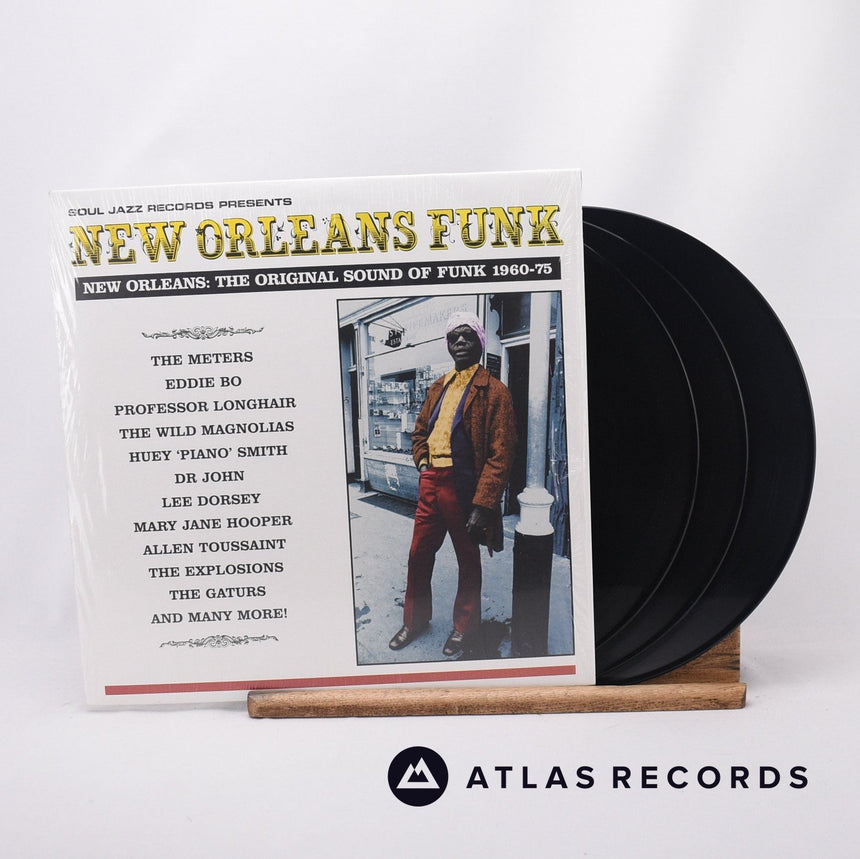 Various New Orleans Funk 3 x LP Vinyl Record - Front Cover & Record