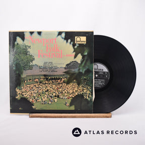 Various Newport Folk Festival 1963 Evening Concert Vol.1 LP Vinyl Record - Front Cover & Record