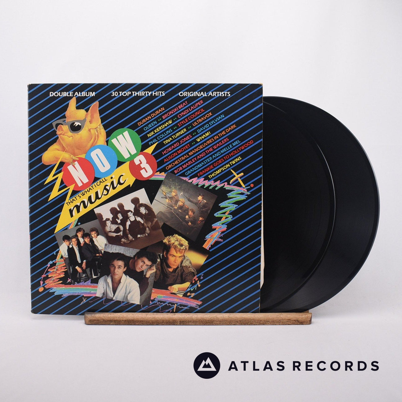 Various Now That's What I Call Music 3 2 x LP Vinyl Record - Front Cover & Record