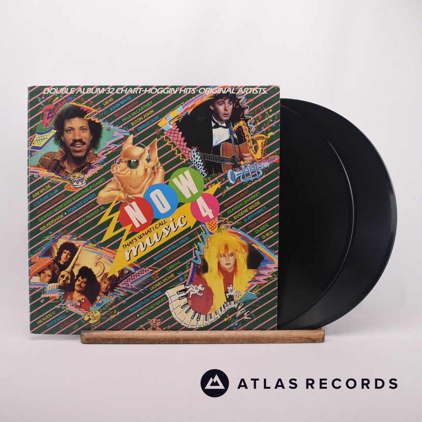 Various Now That's What I Call Music 4 2 x LP Vinyl Record - Front Cover & Record