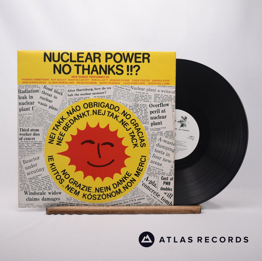 Various Nuclear Power, No Thanks!!? LP Vinyl Record - Front Cover & Record