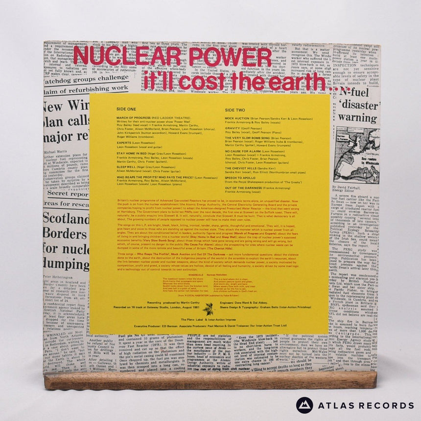 Various - Nuclear Power, No Thanks!!? - LP Vinyl Record - EX/EX