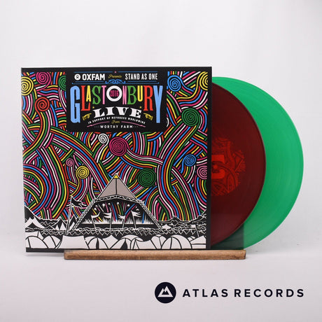 Various Oxfam Presents: Stand As One - Glastonbury Live 2016 2 x LP Vinyl Record - Front Cover & Record