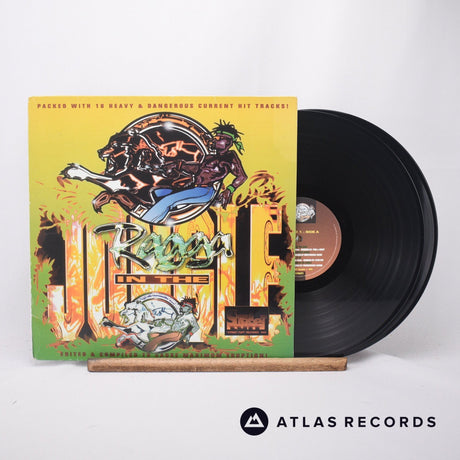 Various Ragga In The Jungle 2 x LP Vinyl Record - Front Cover & Record