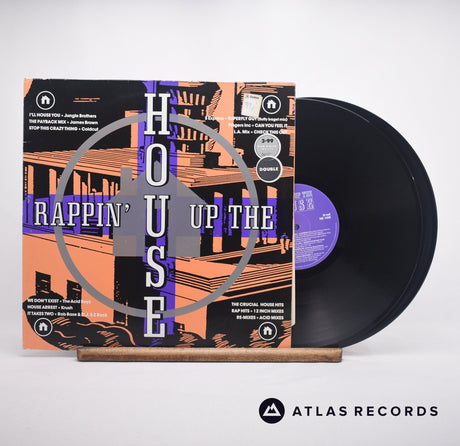 Various Rappin' Up The House Double LP Vinyl Record - Front Cover & Record