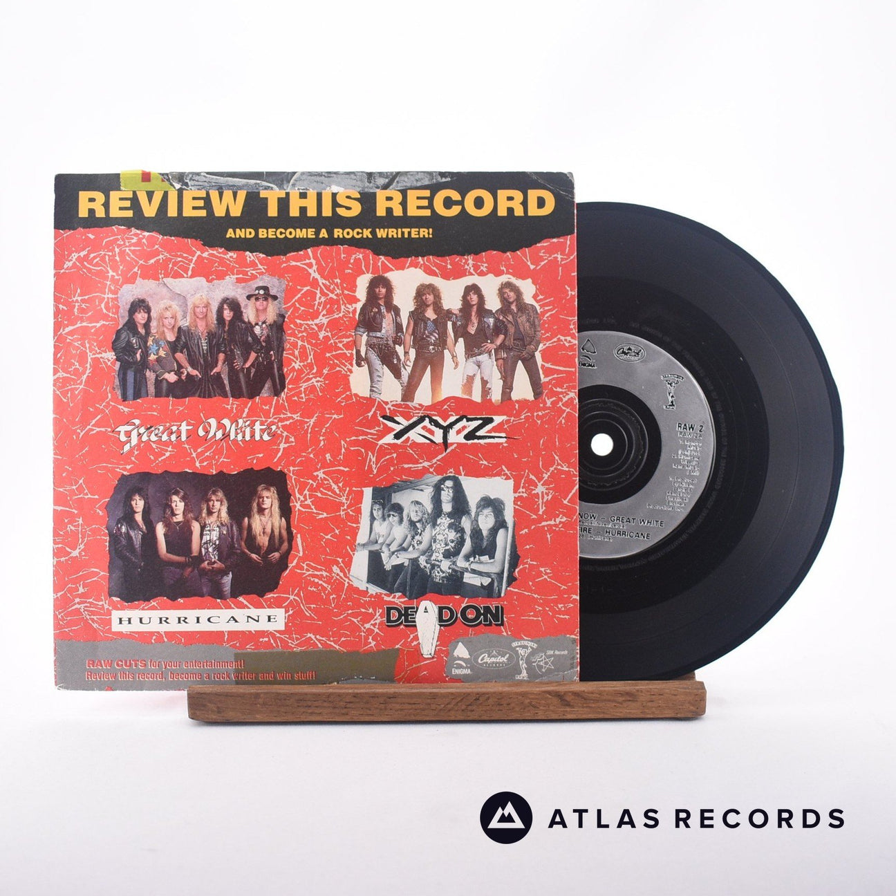 Various Raw Cuts 7" Vinyl Record - Front Cover & Record