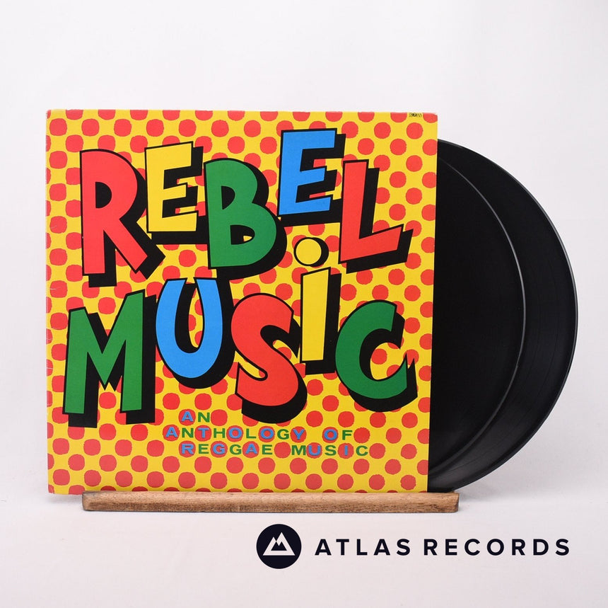 Various Rebel Music - An Anthology Of Reggae Music 2 x LP Vinyl Record - Front Cover & Record