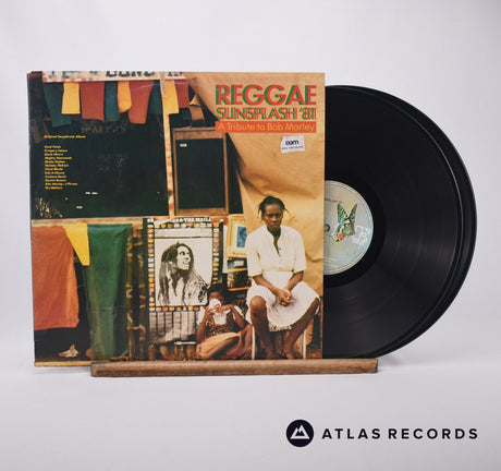 Various Reggae Sunsplash '81 A Tribute To Bob Marley Double LP Vinyl Record - Front Cover & Record