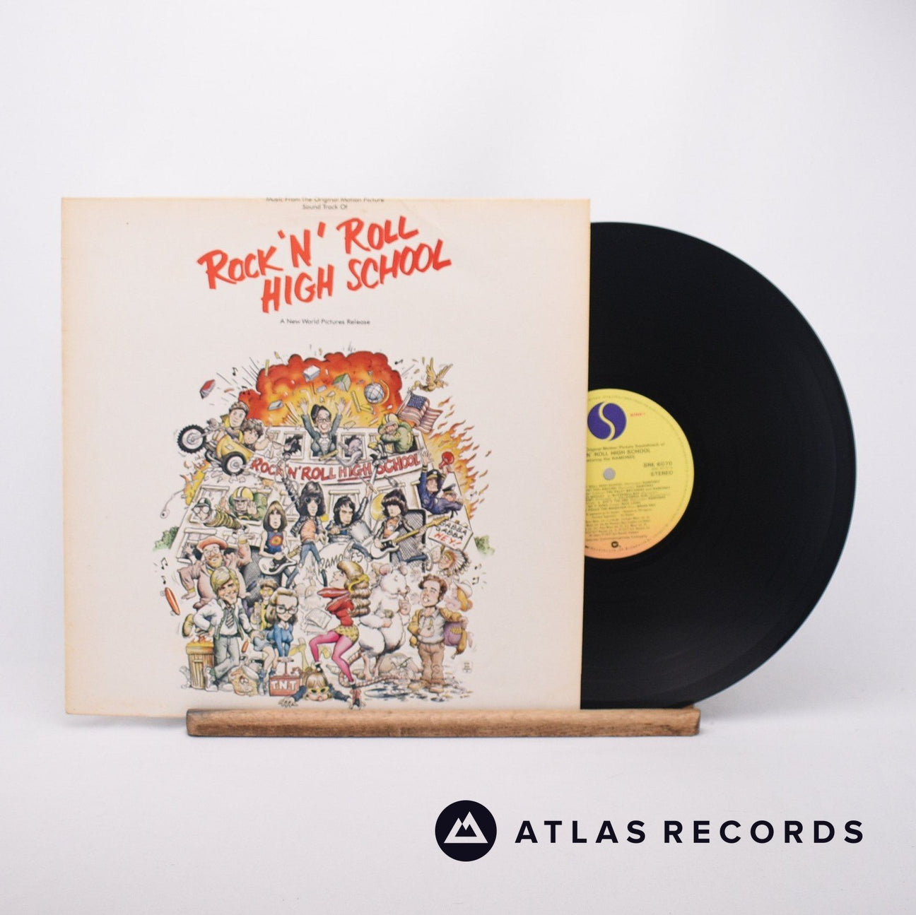 Various Rock 'N' Roll High School LP Vinyl Record - Front Cover & Record