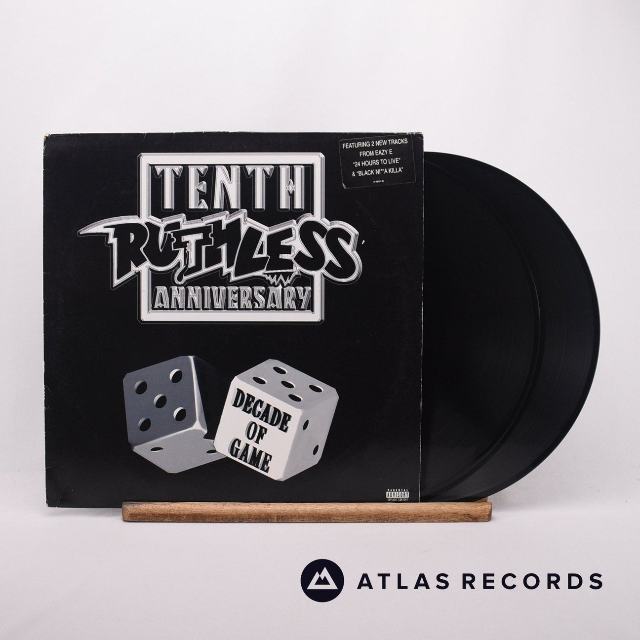Various Ruthless Records Tenth Anniversary Compilation - Decade Of Game 2 x LP Vinyl Record - Front Cover & Record
