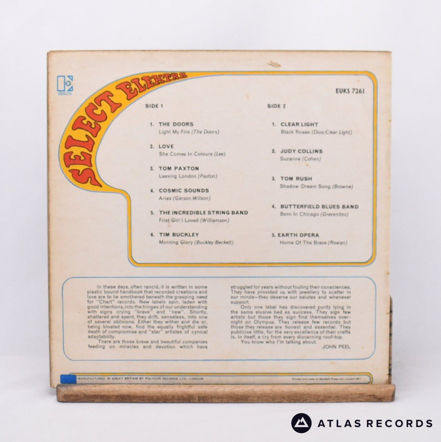 Various - Select Elektra - Stereo A1 B1 LP Vinyl Record - VG/VG+