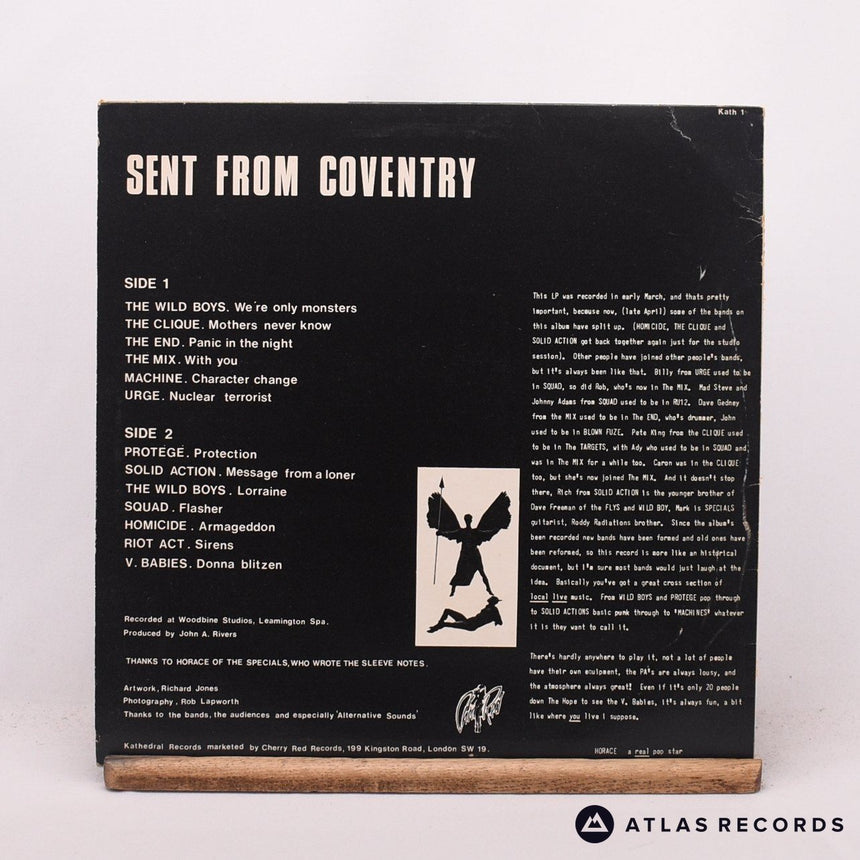 Various - Sent From Coventry - Insert 1-A 1-B LP Vinyl Record - VG+/VG+