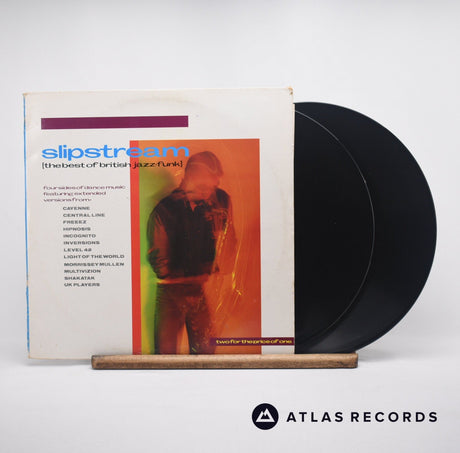 Various Slipstream - The Best Of British Jazz-Funk Double LP Vinyl Record - Front Cover & Record