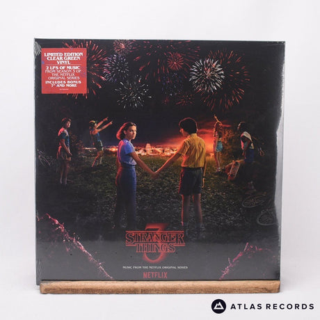 Various Stranger Things 3: Music From The Netflix Original Series 2 x LP + 7" Vinyl Record - Front Cover & Record