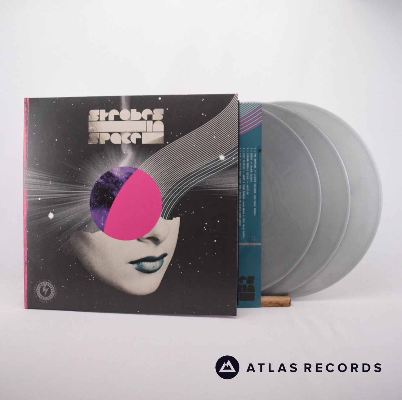 Various Strobes In Space: Indie Sleaze, Nu Rave & Future Disco 2000-2009 3 x LP Vinyl Record - Front Cover & Record